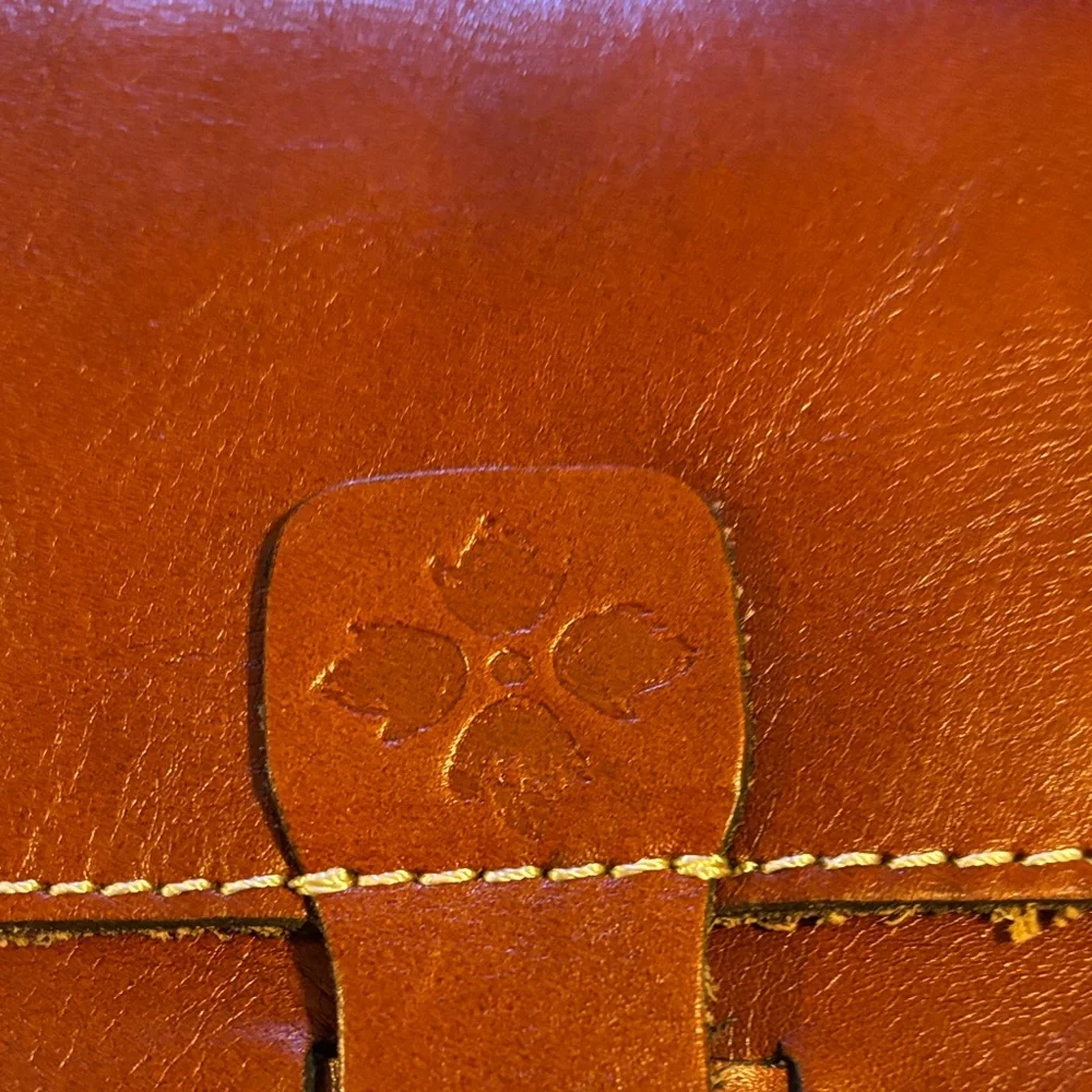 Patricia Nash Cognac Leather Satchel - Picture 5 of 7